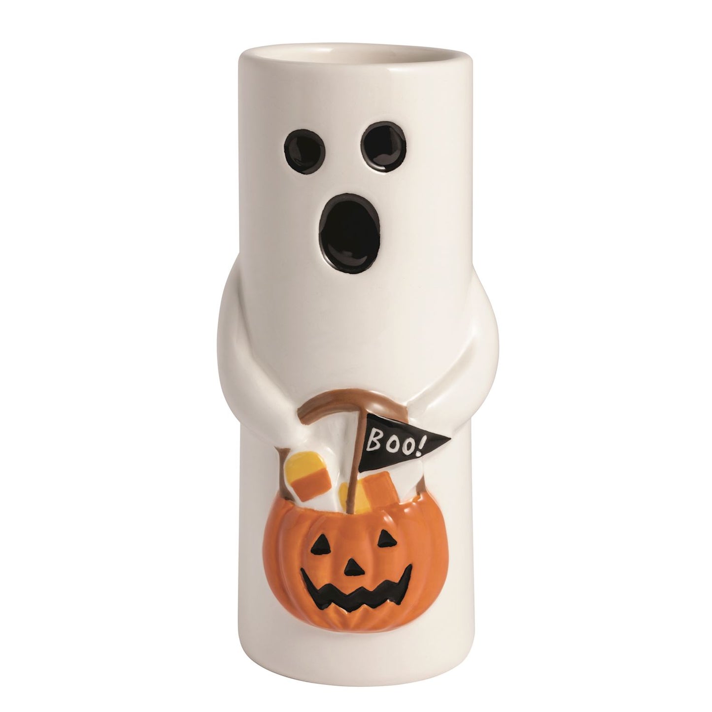 Mud Pie Ghost Treat Bag Stem Vase