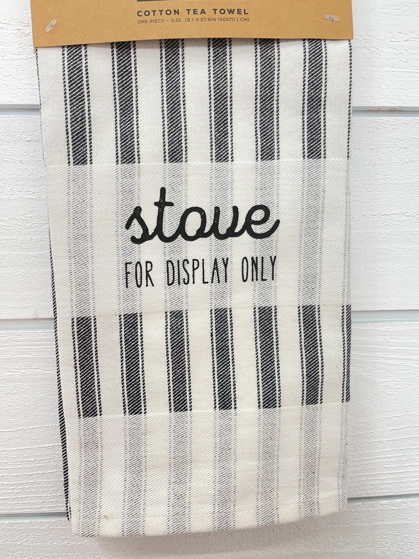 Stove For Display Only Tea Towel