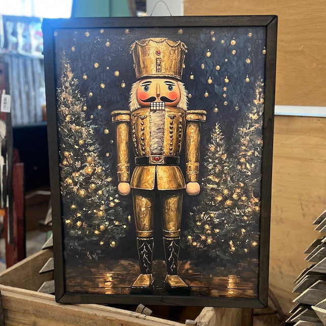 Gold Nutcracker Box Frame