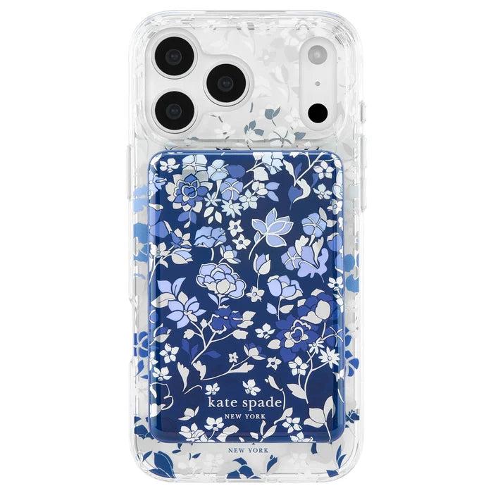 Case Mate Kate Spade New York Flowerbed Blue MagSafe Portable Charger