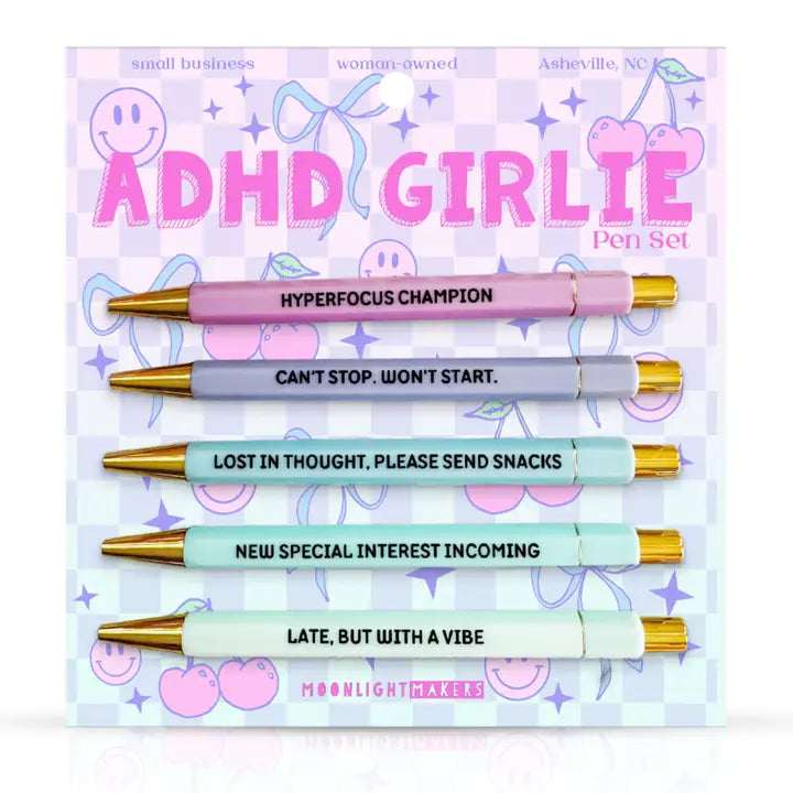 ADHD Girlie Pen Gift Set