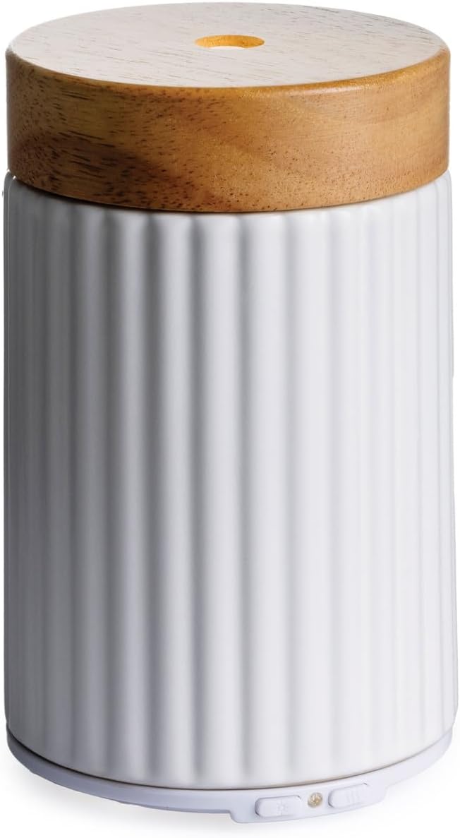 Wood & Ceramic Ultra Sonic Essential Oil Diffuser