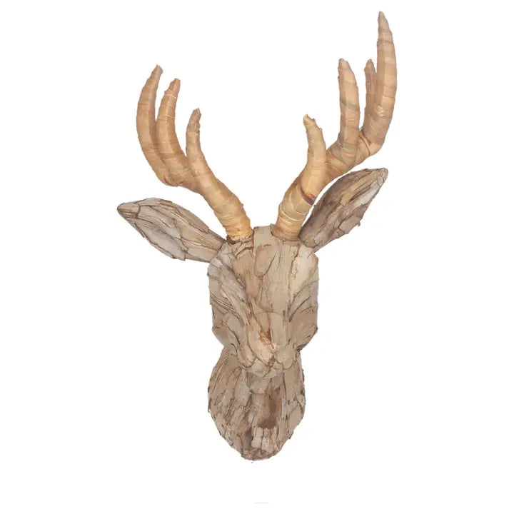 24.25" Birch Deer Wall Mount Christmas Decor