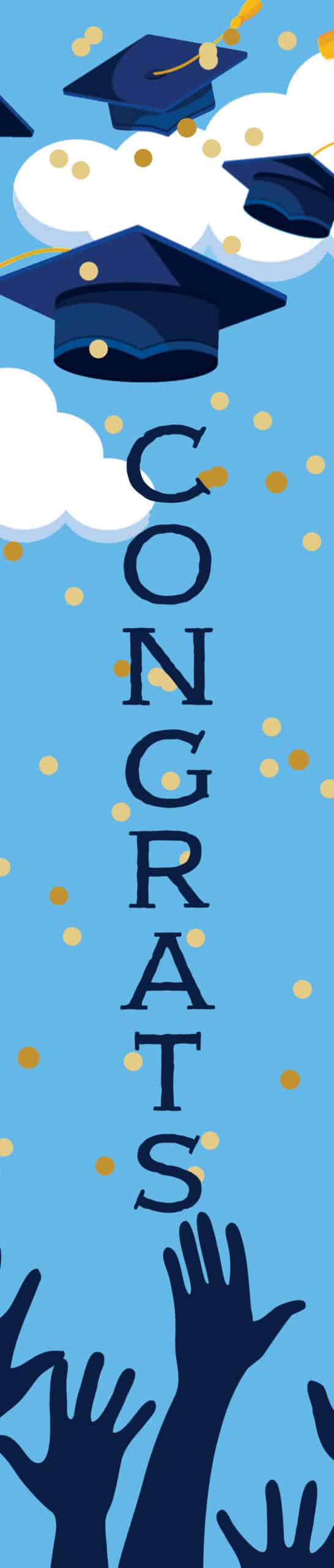 Congrats Grad Yard Expression Sign