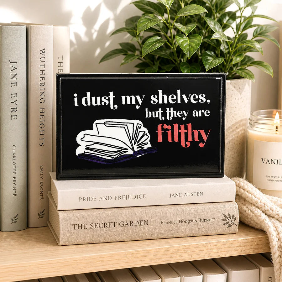 6" x 4" Ceramic Plaque- Filthy