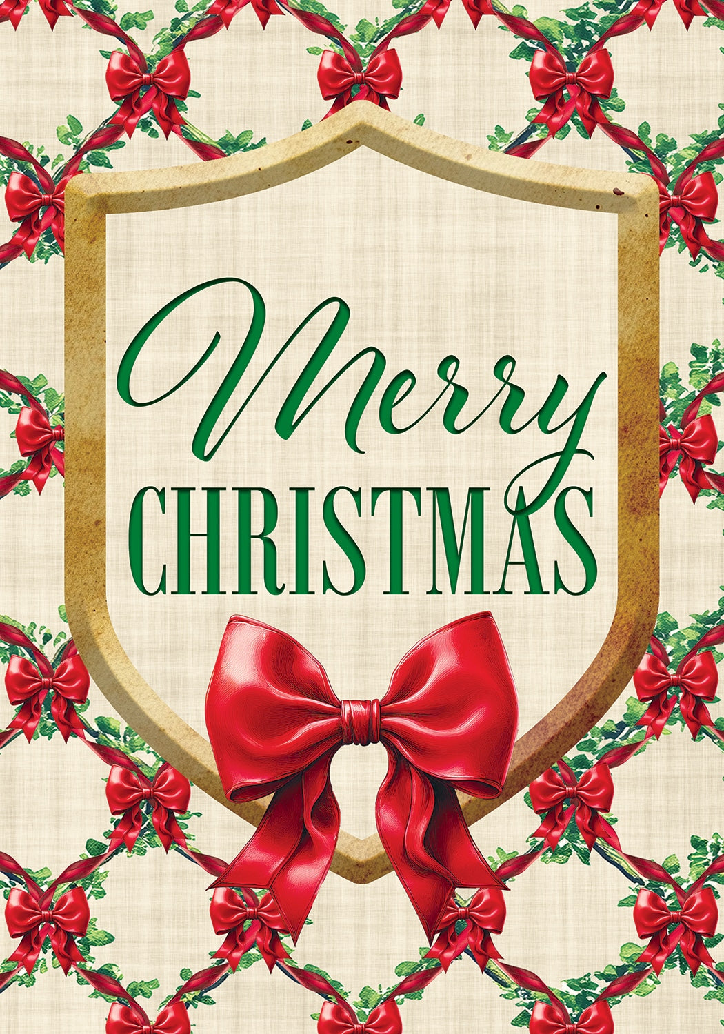 Garden Flag- Christmas Bows