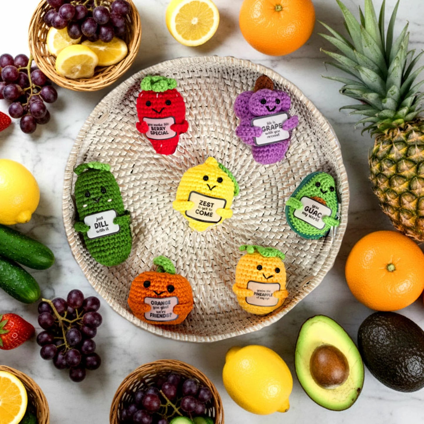 Crocheted Mini Pick Me Up