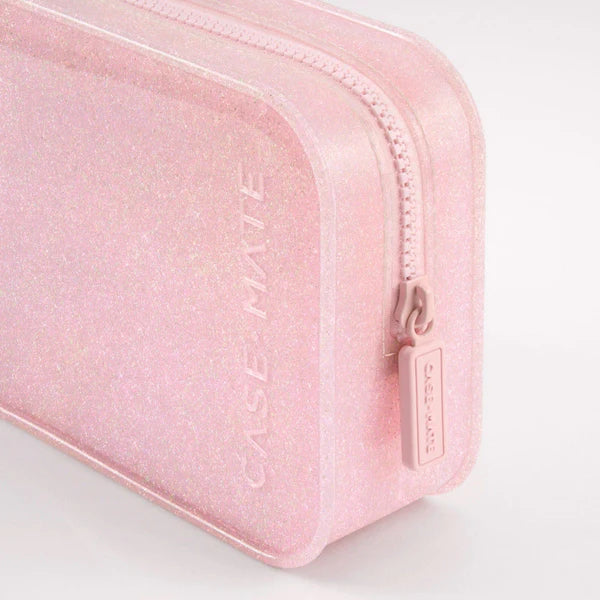 Case Mate Jelly Pouch Essential Bag- Ballet Pink Twinkle