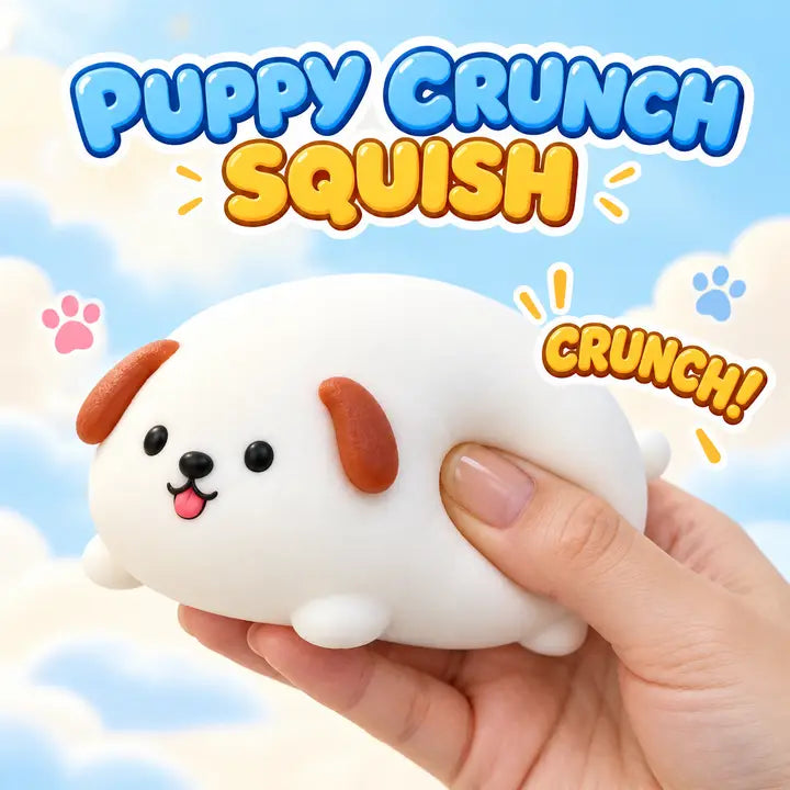 Puppy Crunch Squish Squishy Toy