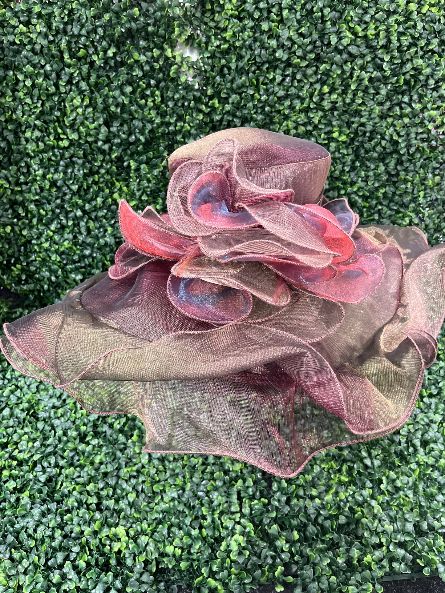 Multi-Colored Ombre Derby Hats