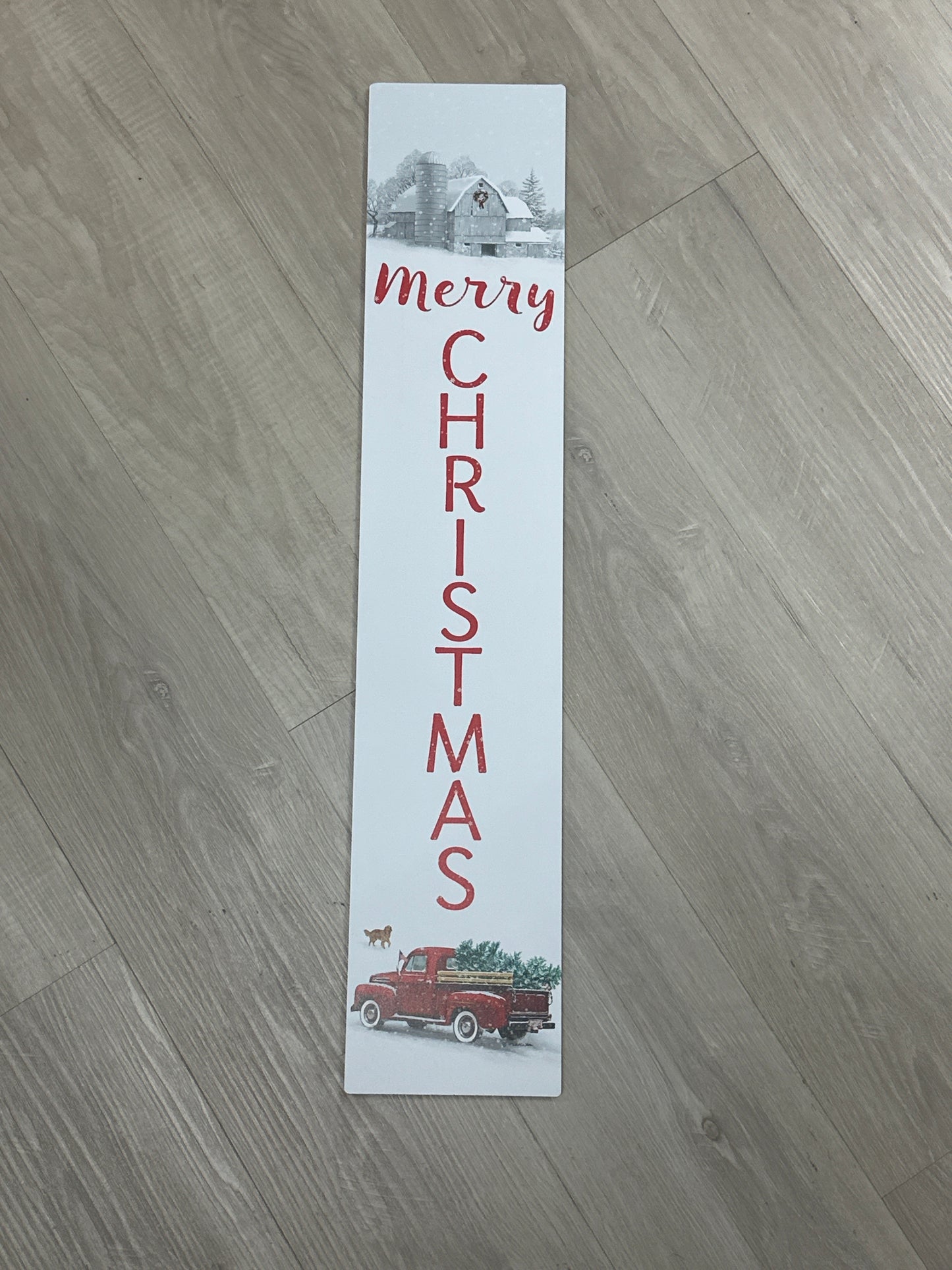 Red Truck & Tree Yard Expression