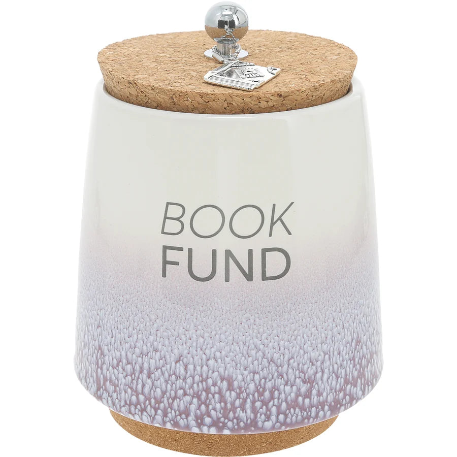 Book Fund 6.5" Ceramic Savings Bank