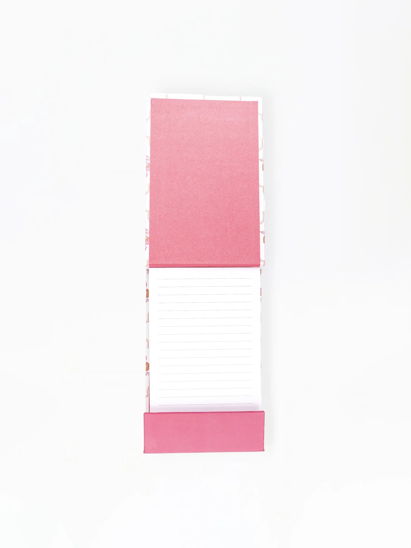 Flip Notepad- Pink Floral Notes