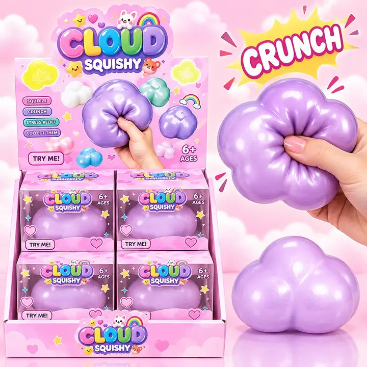 Cloud Squishy Crunchy Squeeze Toy