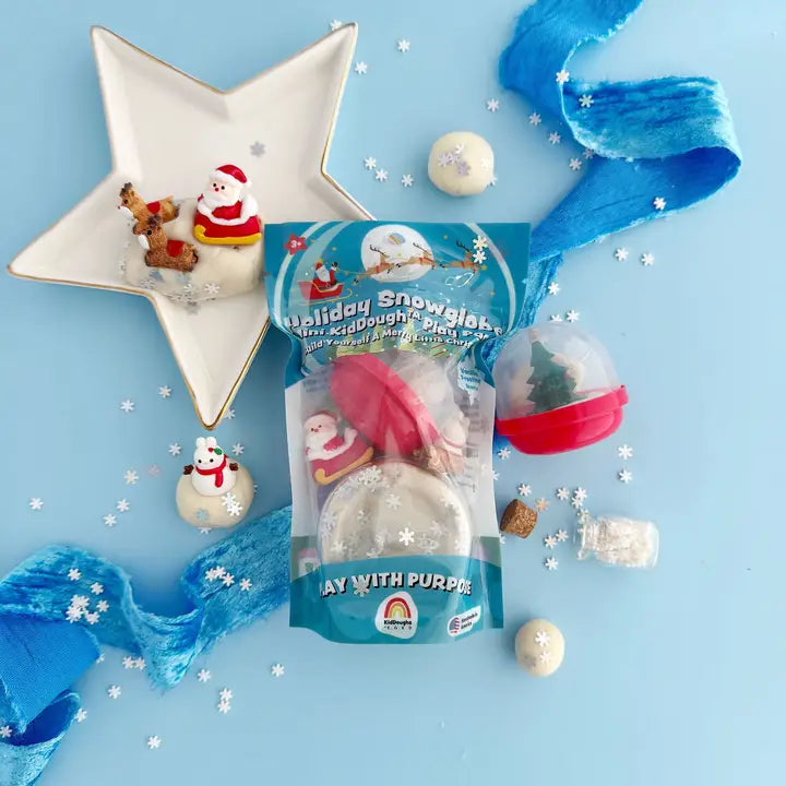 Kid Dough Holiday Snowglobe Mini Play Pack