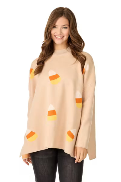Mud Pie Candy Corn Sweater