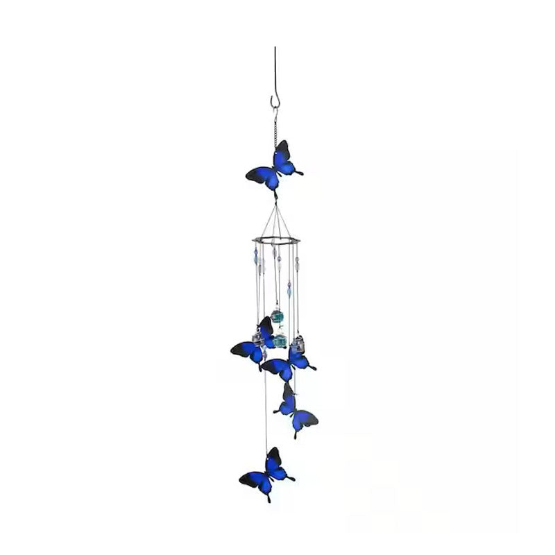Chime Spiral Tunes Blue Butterflies
