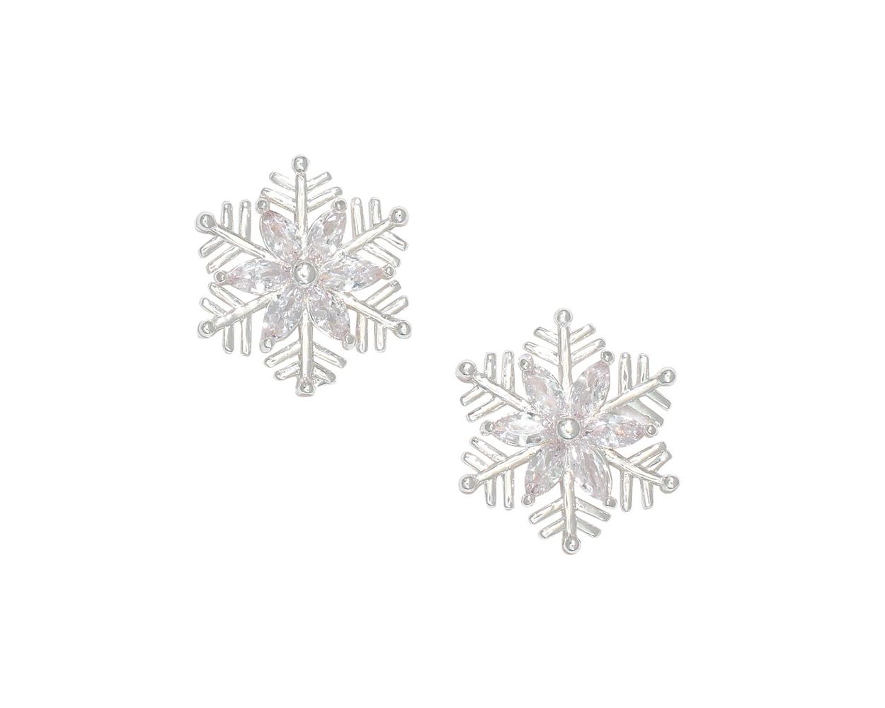 Fine Silver With Crystal Earrings