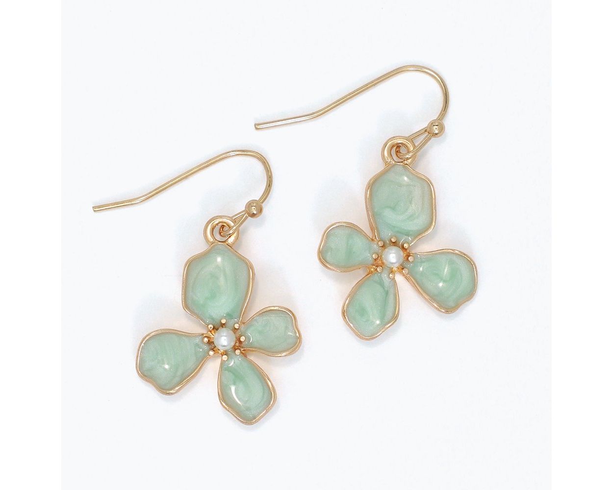 Periwinkle Flower Earrings
