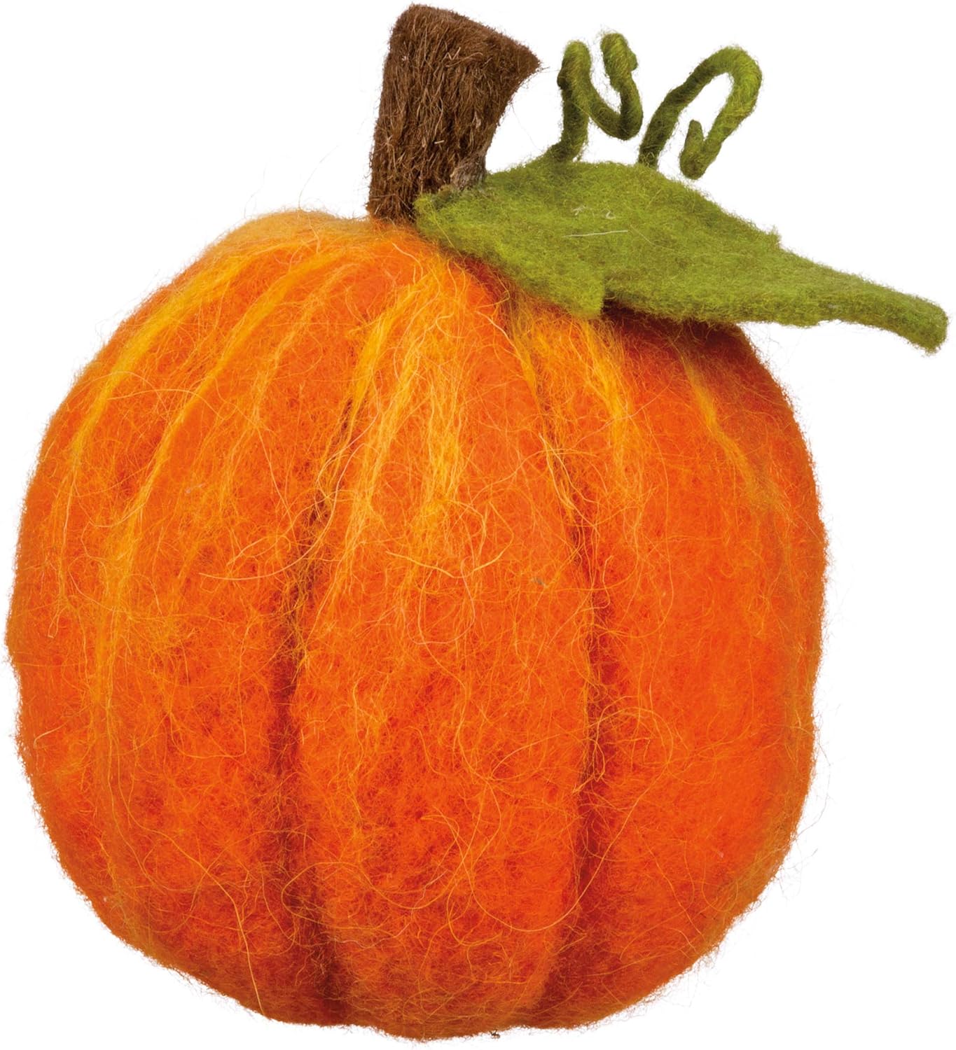 Orange Felt Pumpkin