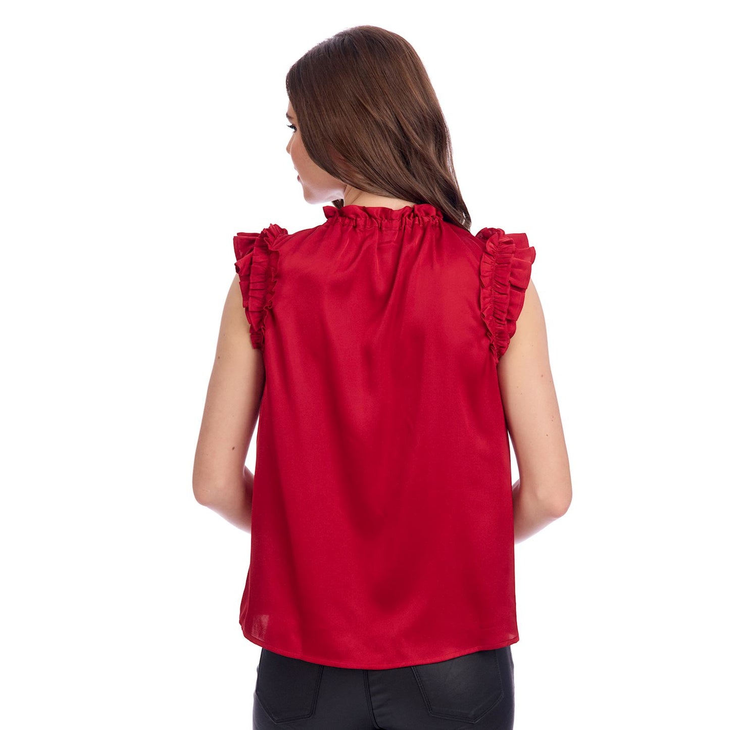 Mud Pie Red Townes Top