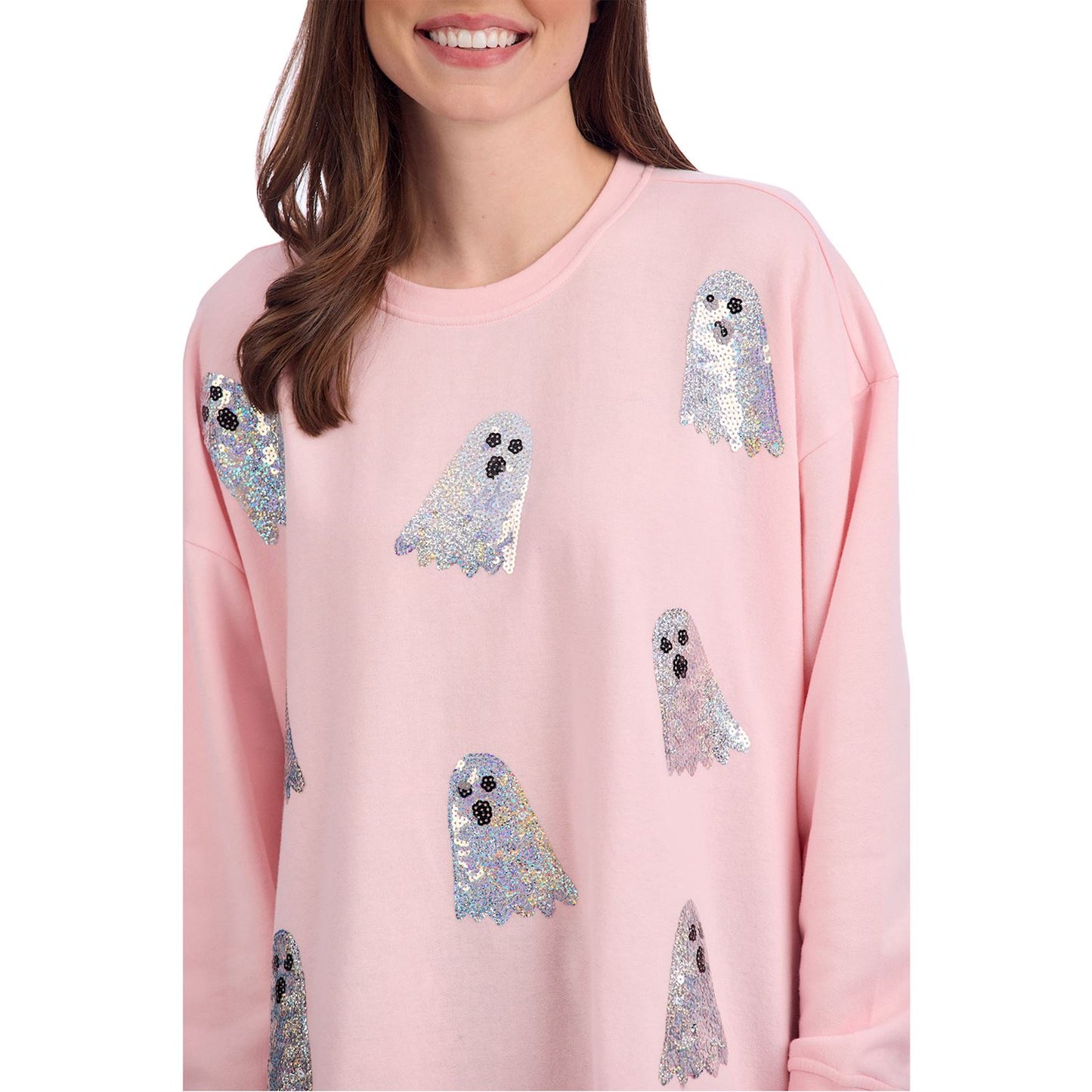 Mud Pie Ghost Sparkle Sweatshirt