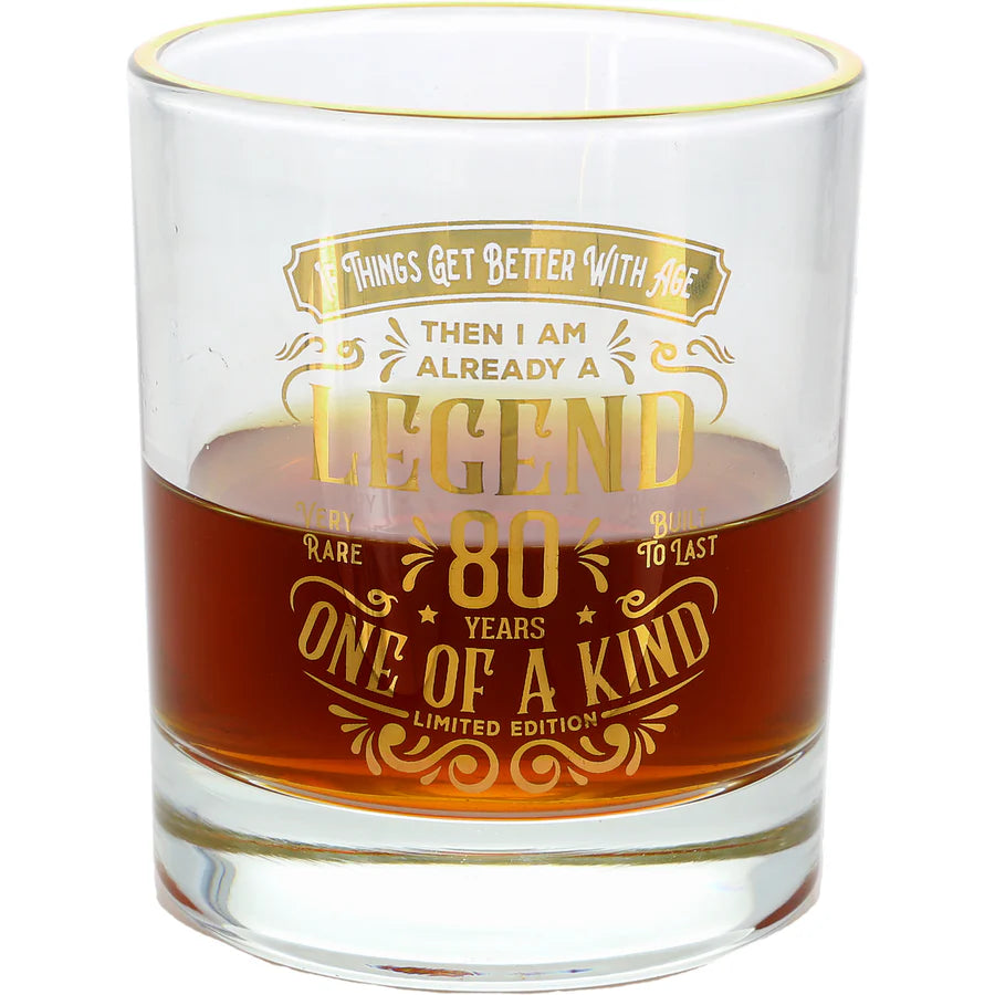 8oz Legend Rocks Glass