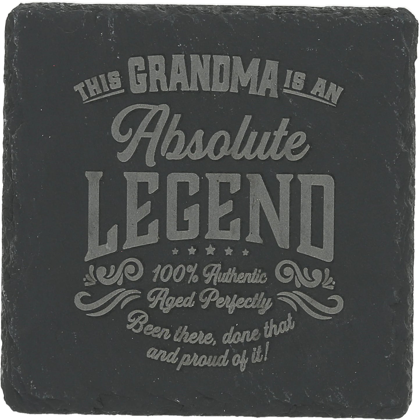 4" Legend Slate Coaster