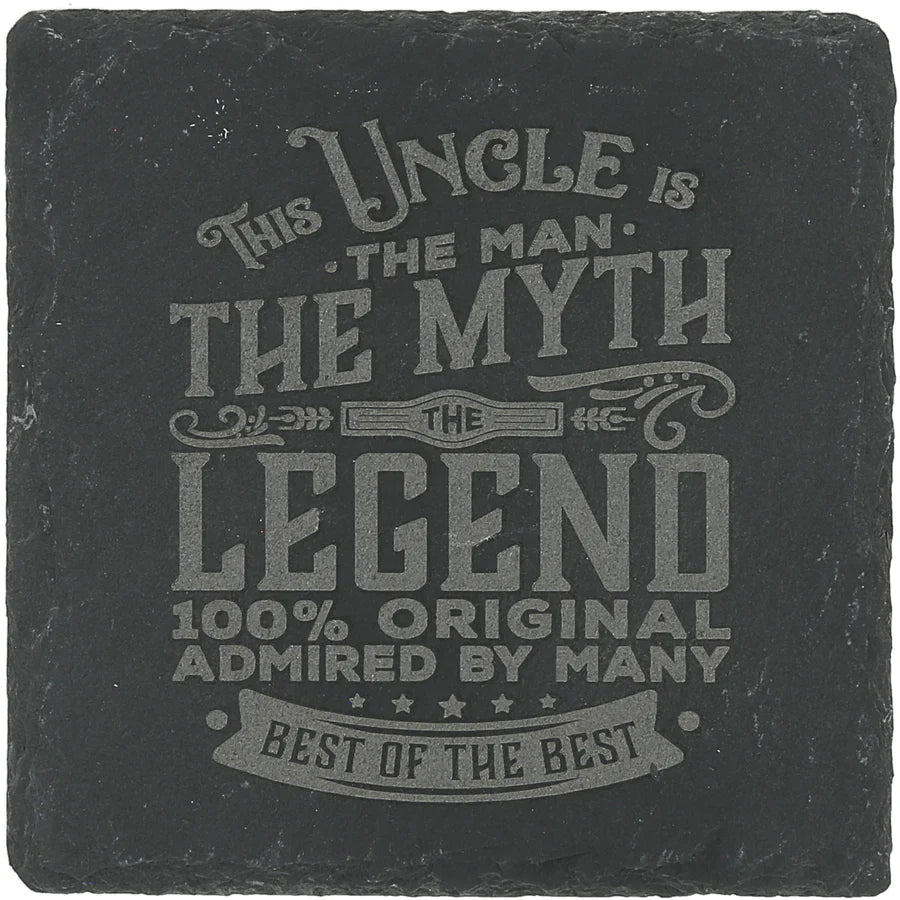 4" Legend Slate Coaster
