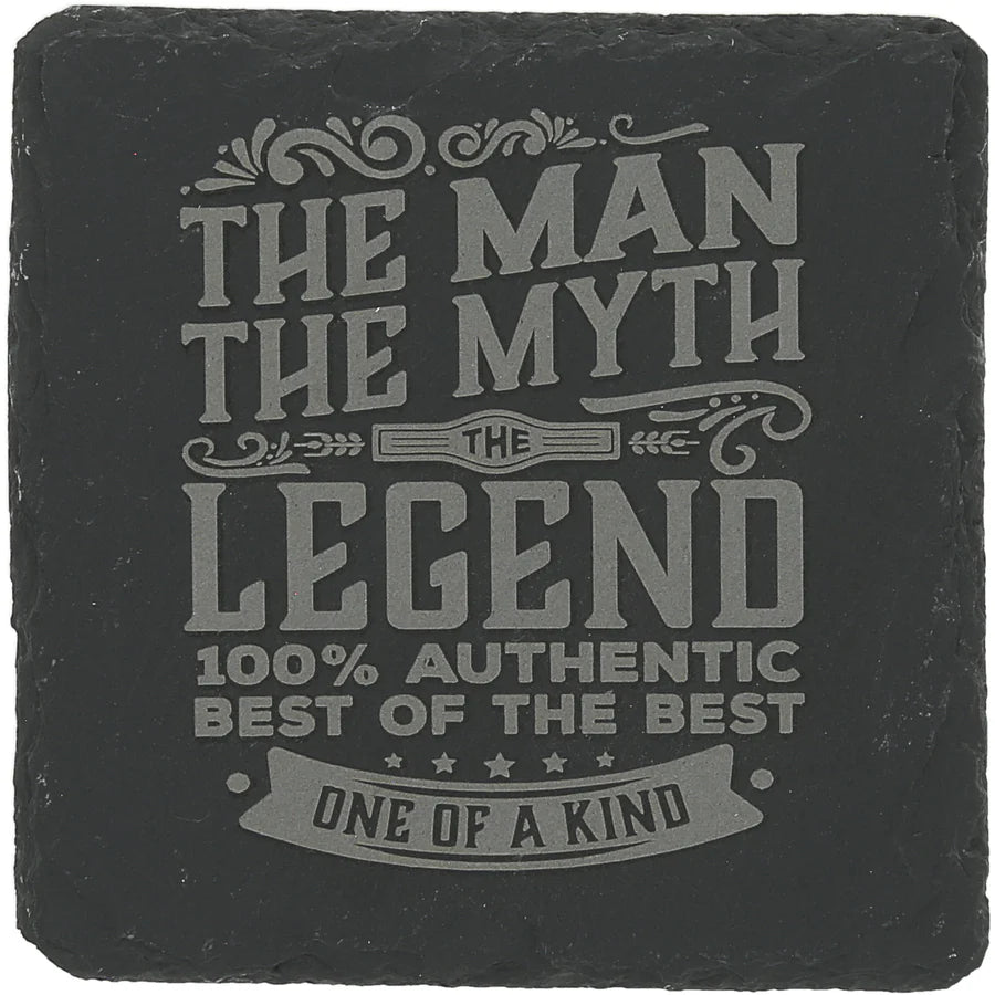 4" Legend Slate Coaster