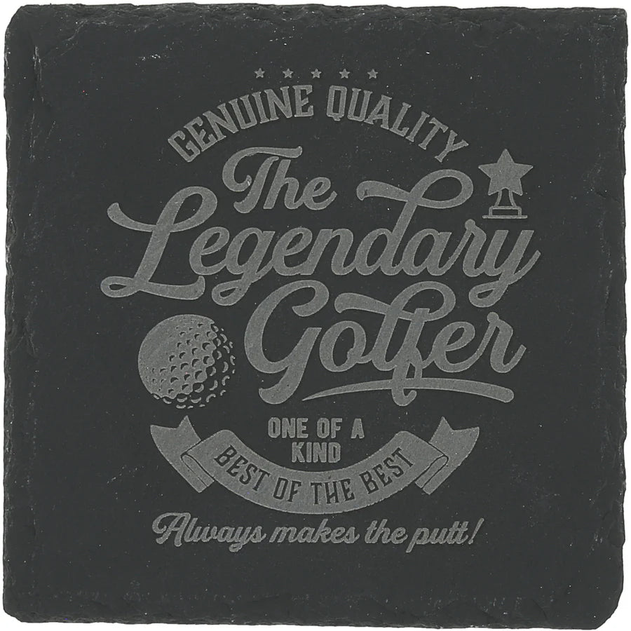 4" Legend Slate Coaster