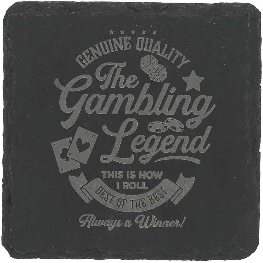 4" Legend Slate Coaster