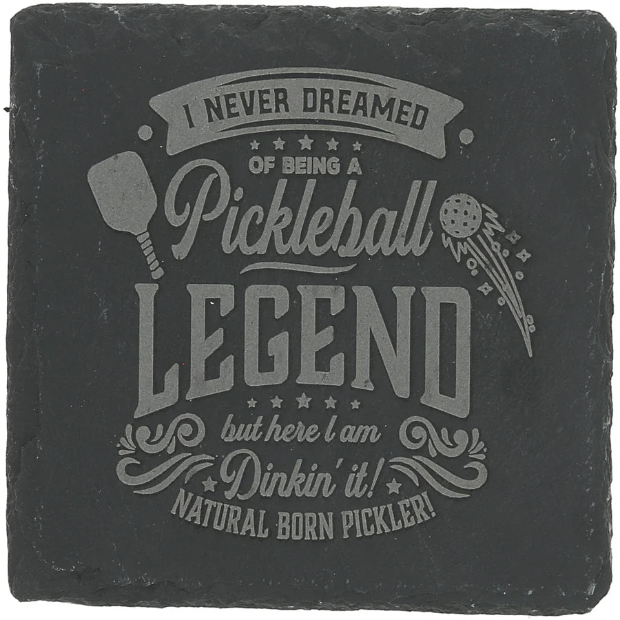 4" Legend Slate Coaster