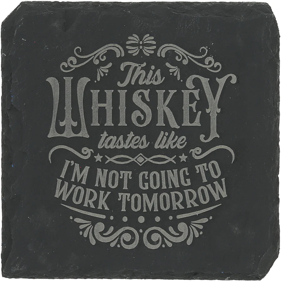 4" Legend Slate Coaster
