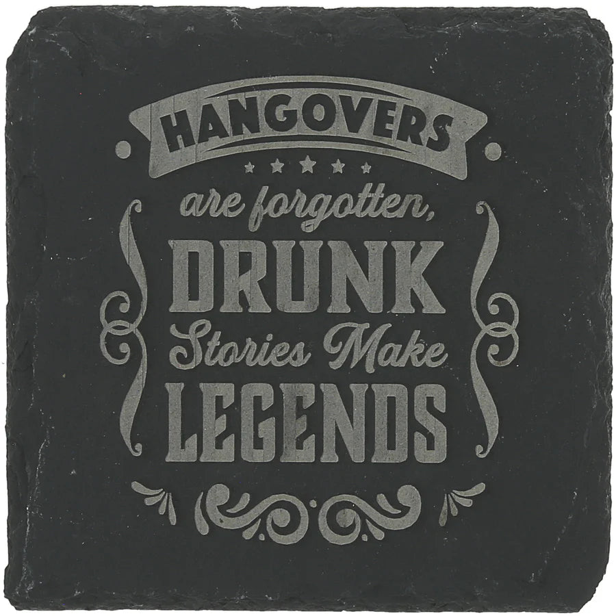 4" Legend Slate Coaster