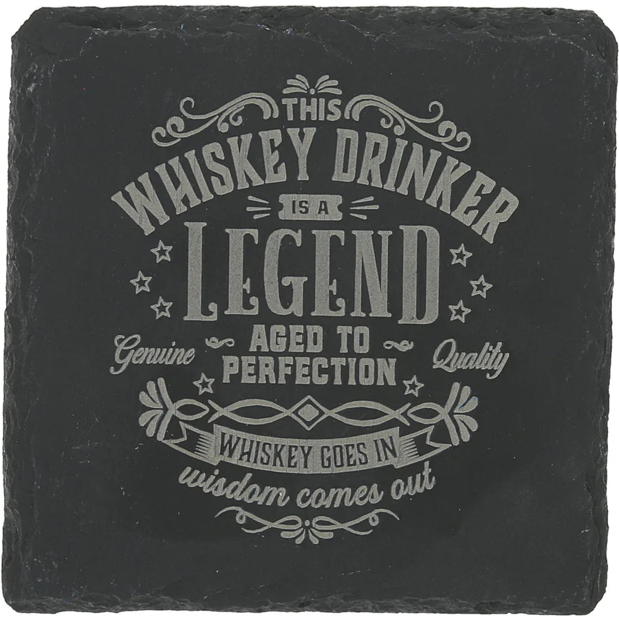 4" Legend Slate Coaster