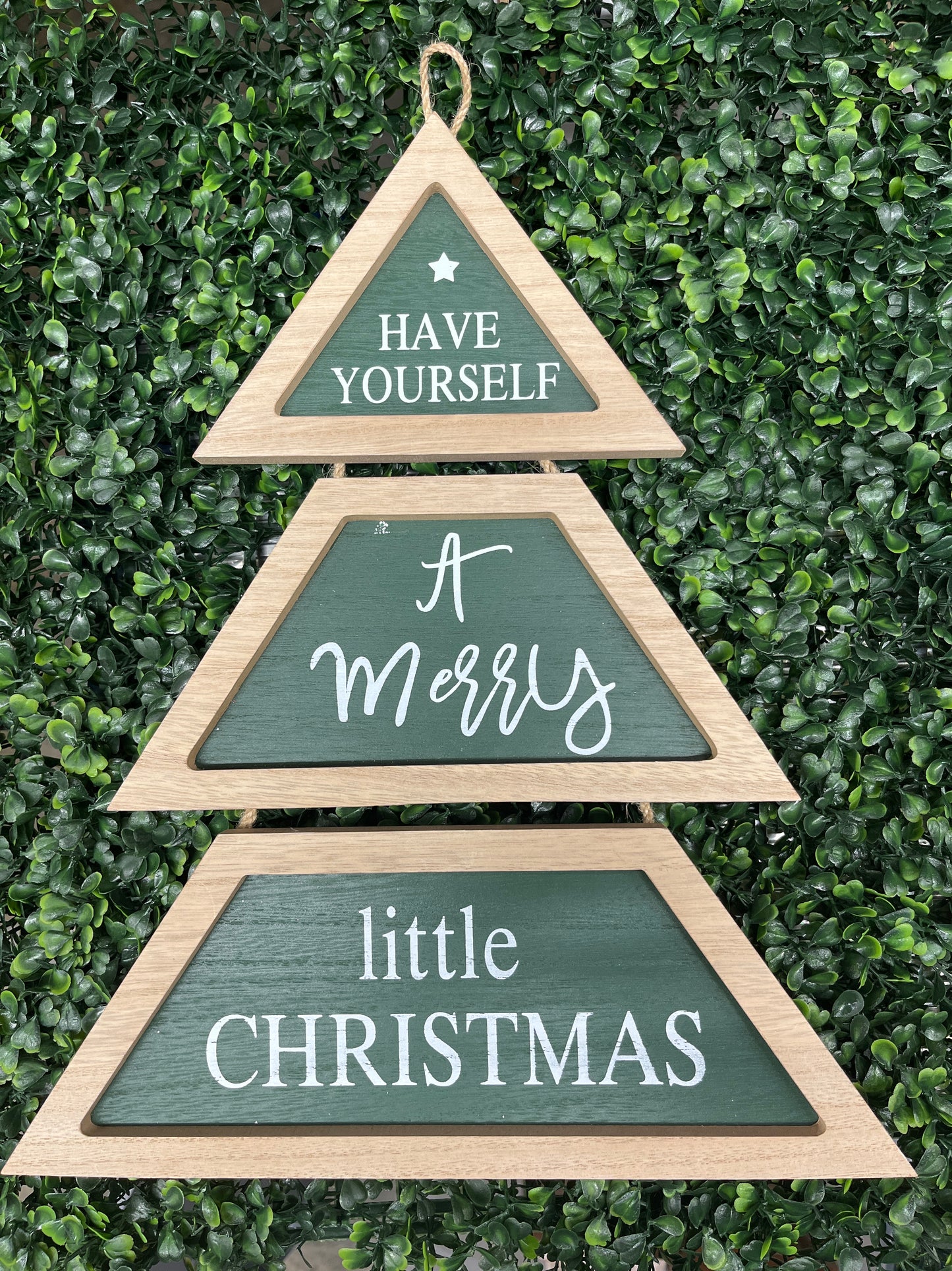 Wood Dangle Tree Sign