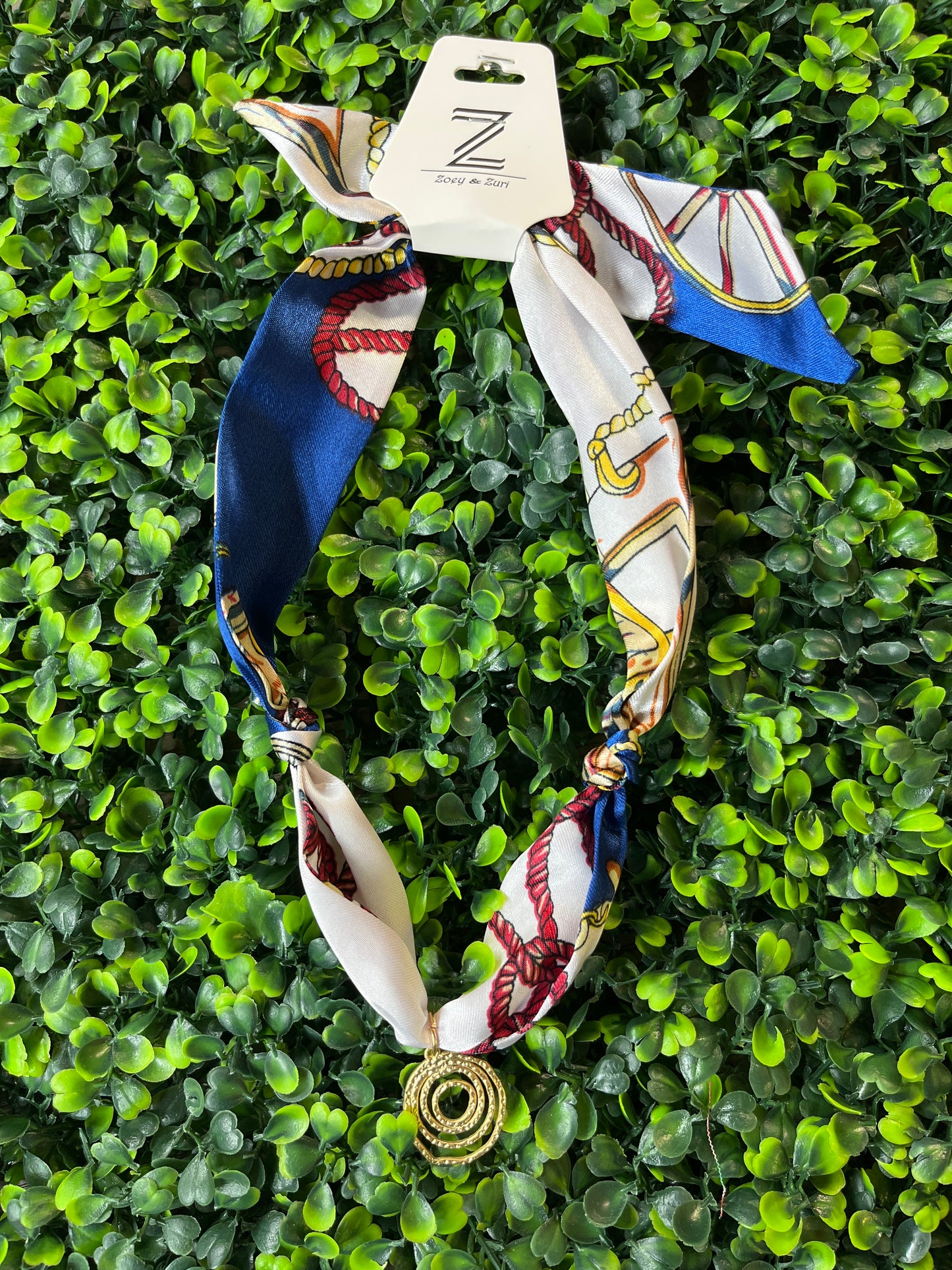 Silk Scarf Necklace