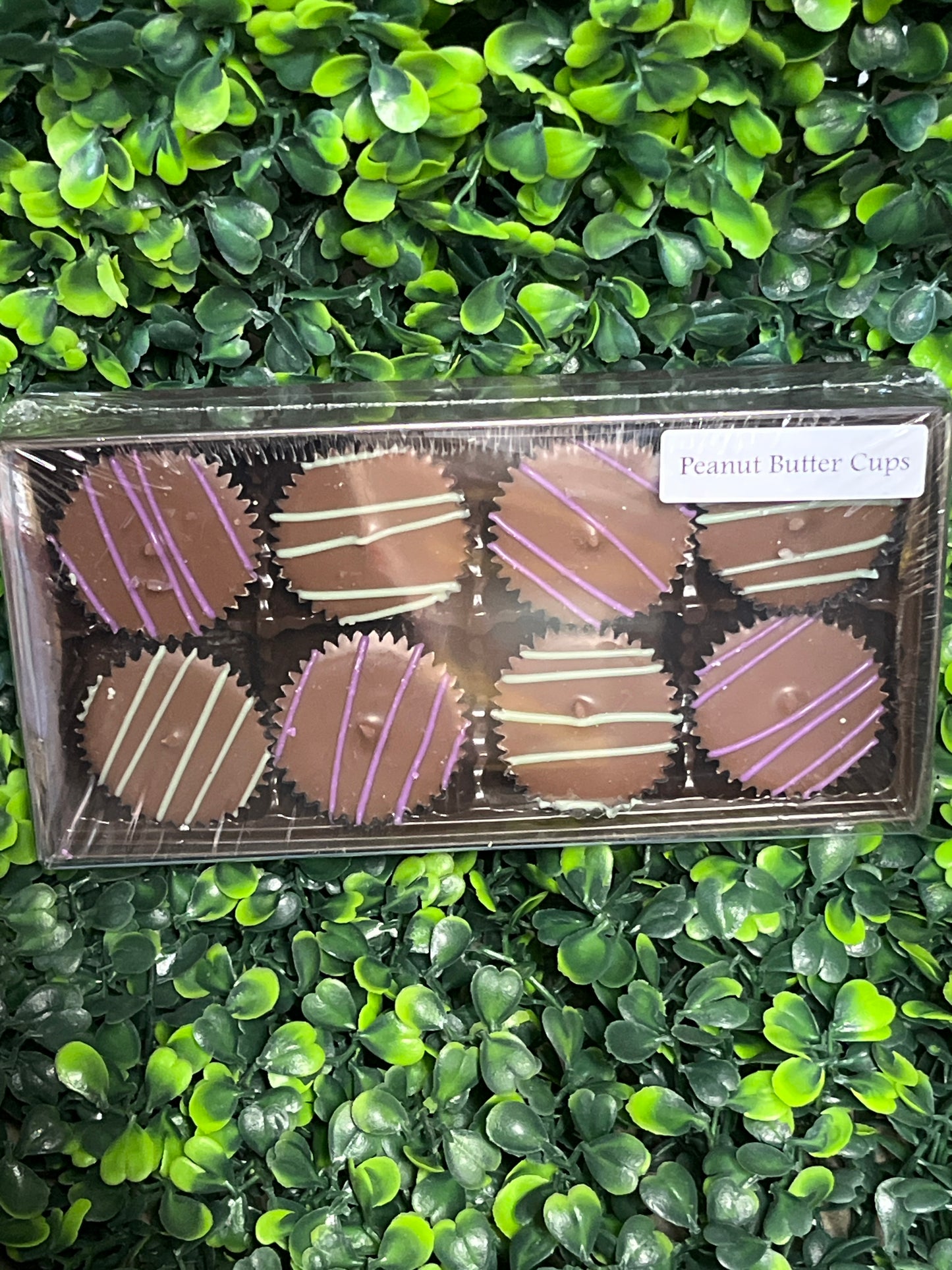 Easter Peanut Butter Cups With Colorful Drizzle