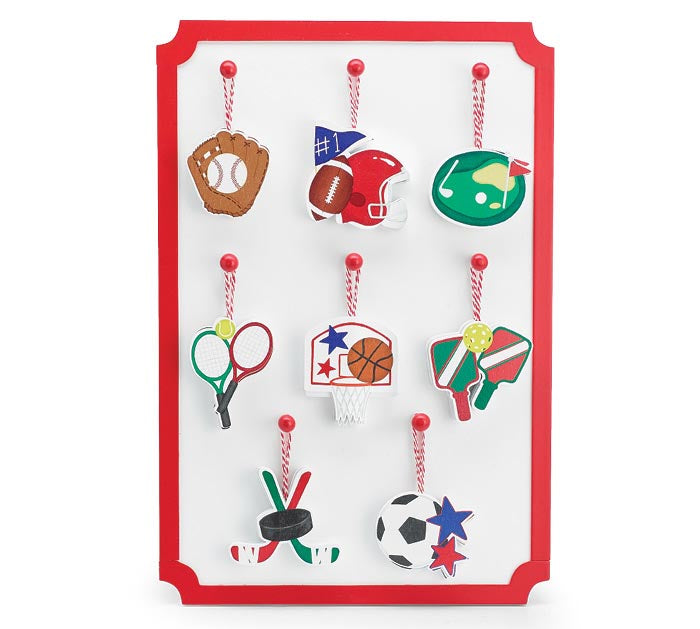 Wooden Sports Ornaments