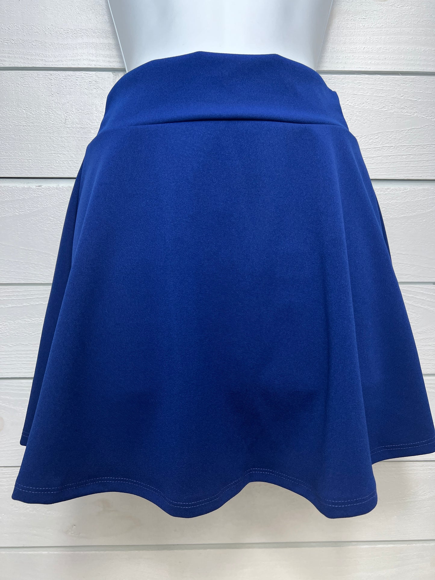 Solid Skort With Waistband