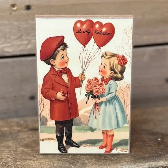 Be My Valentine Wood Block
