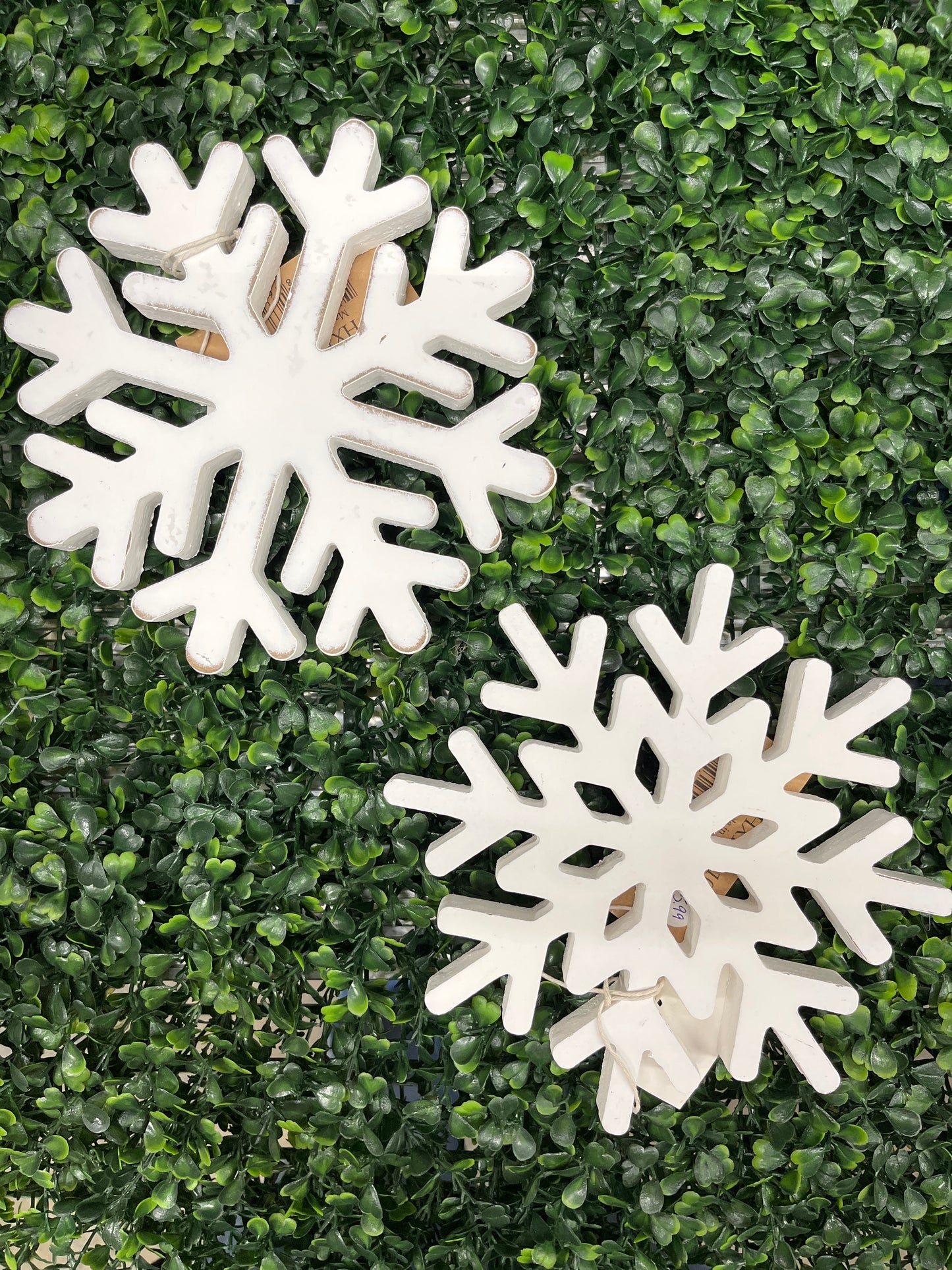 Medium Wooden Snowflake 2 Assorted Styles