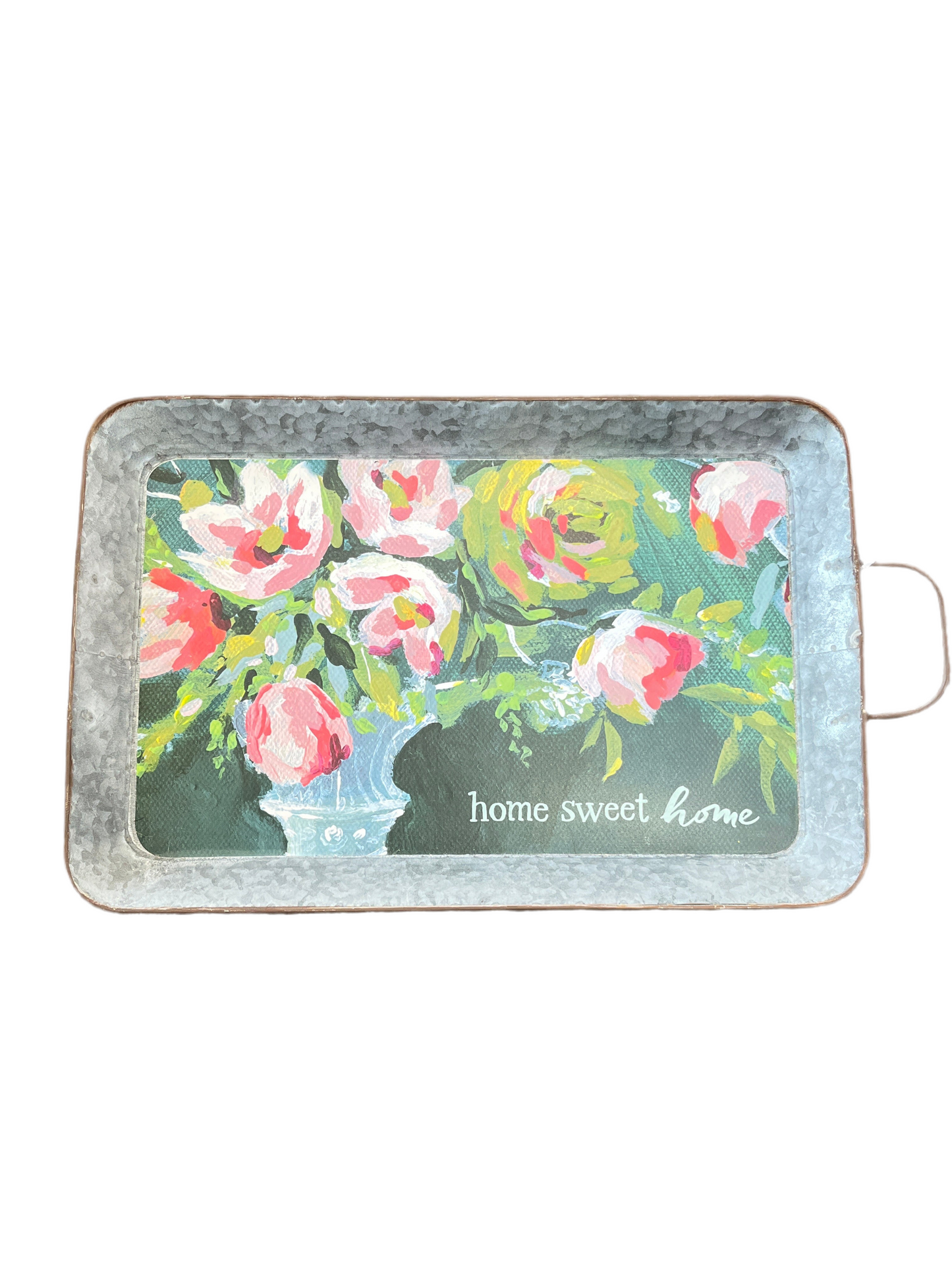 Home Sweet Home Metal Tray