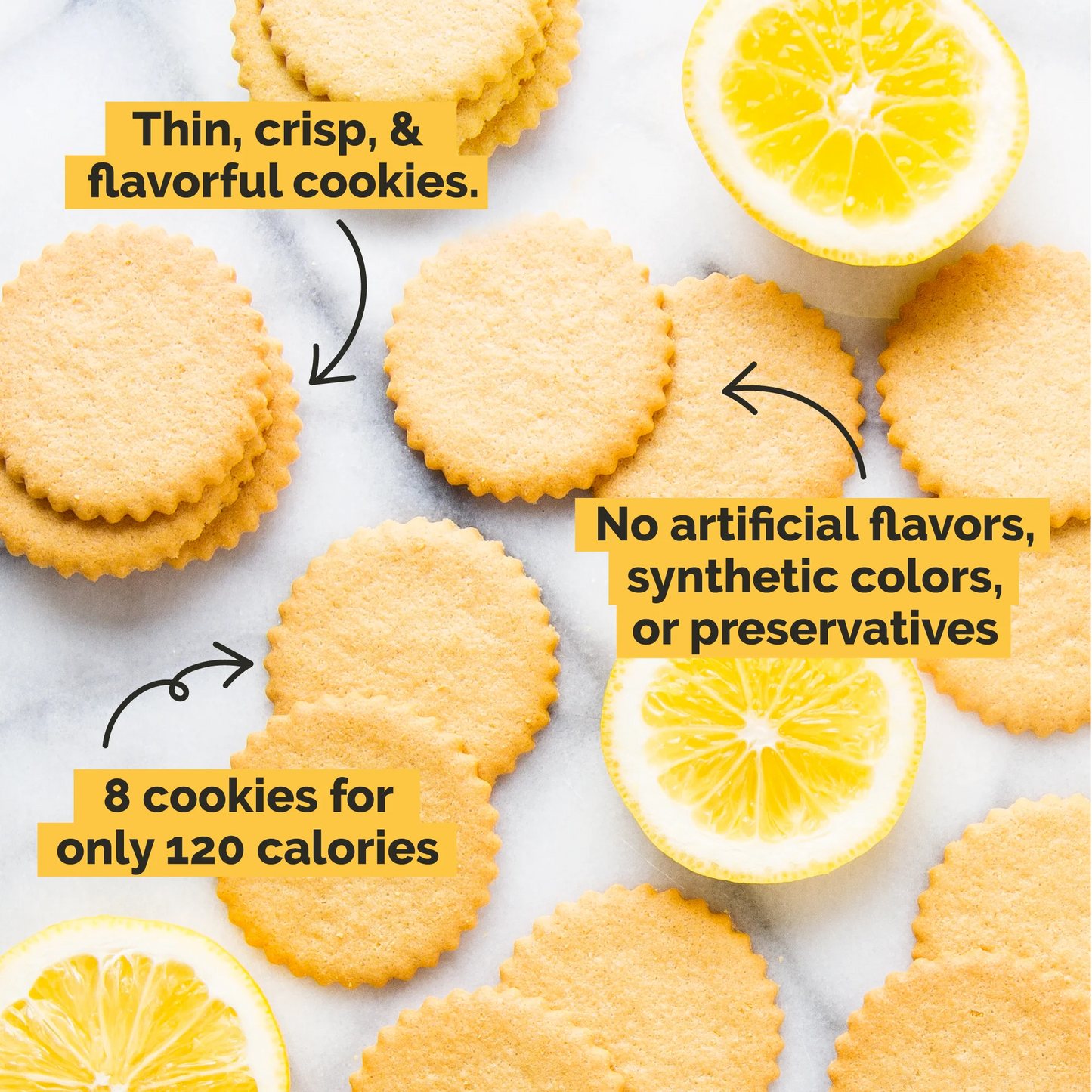 Dewey's Bakery Meyer Thin Lemon Cookies