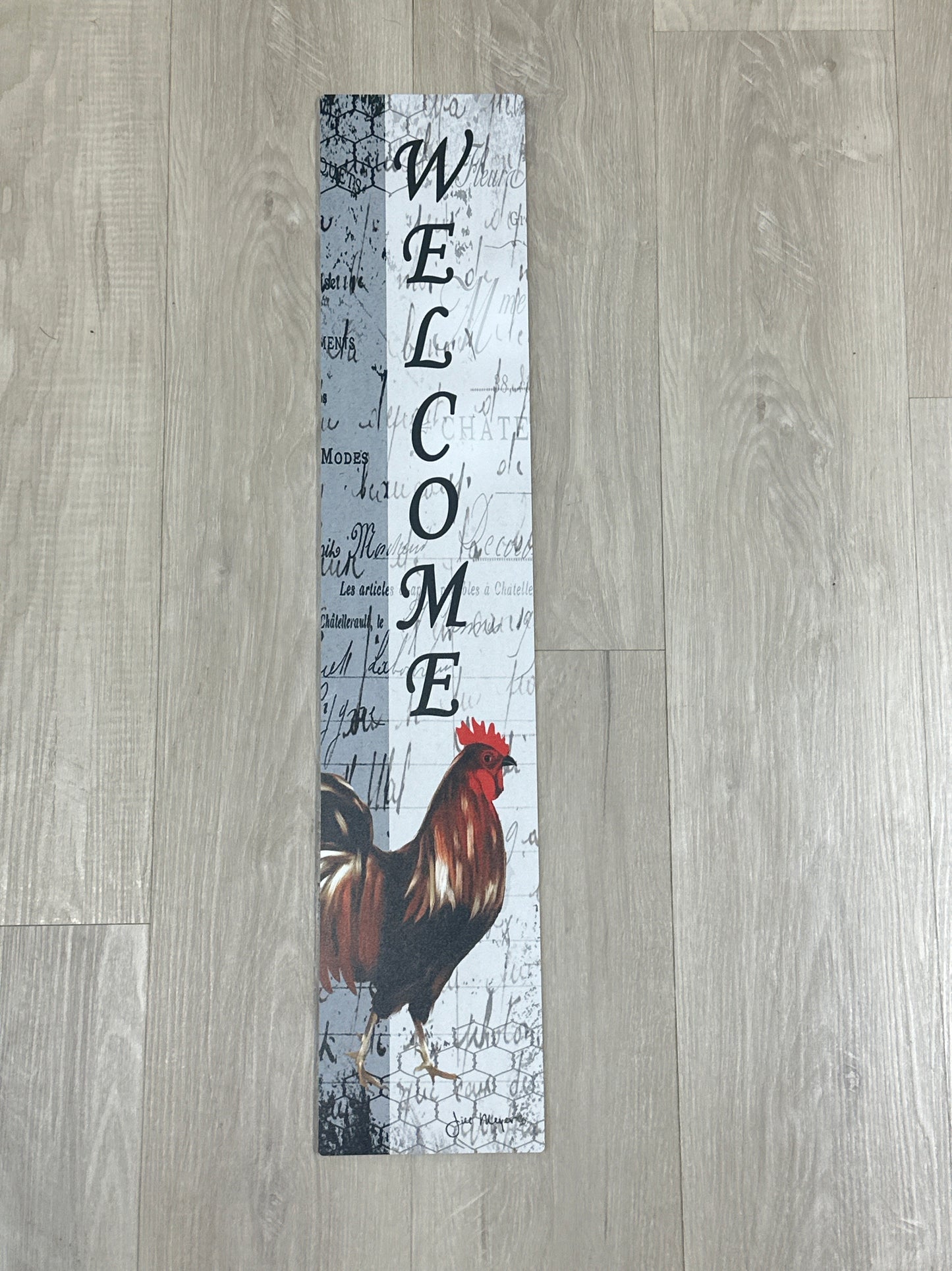 Welcome Rooster Yard Expression