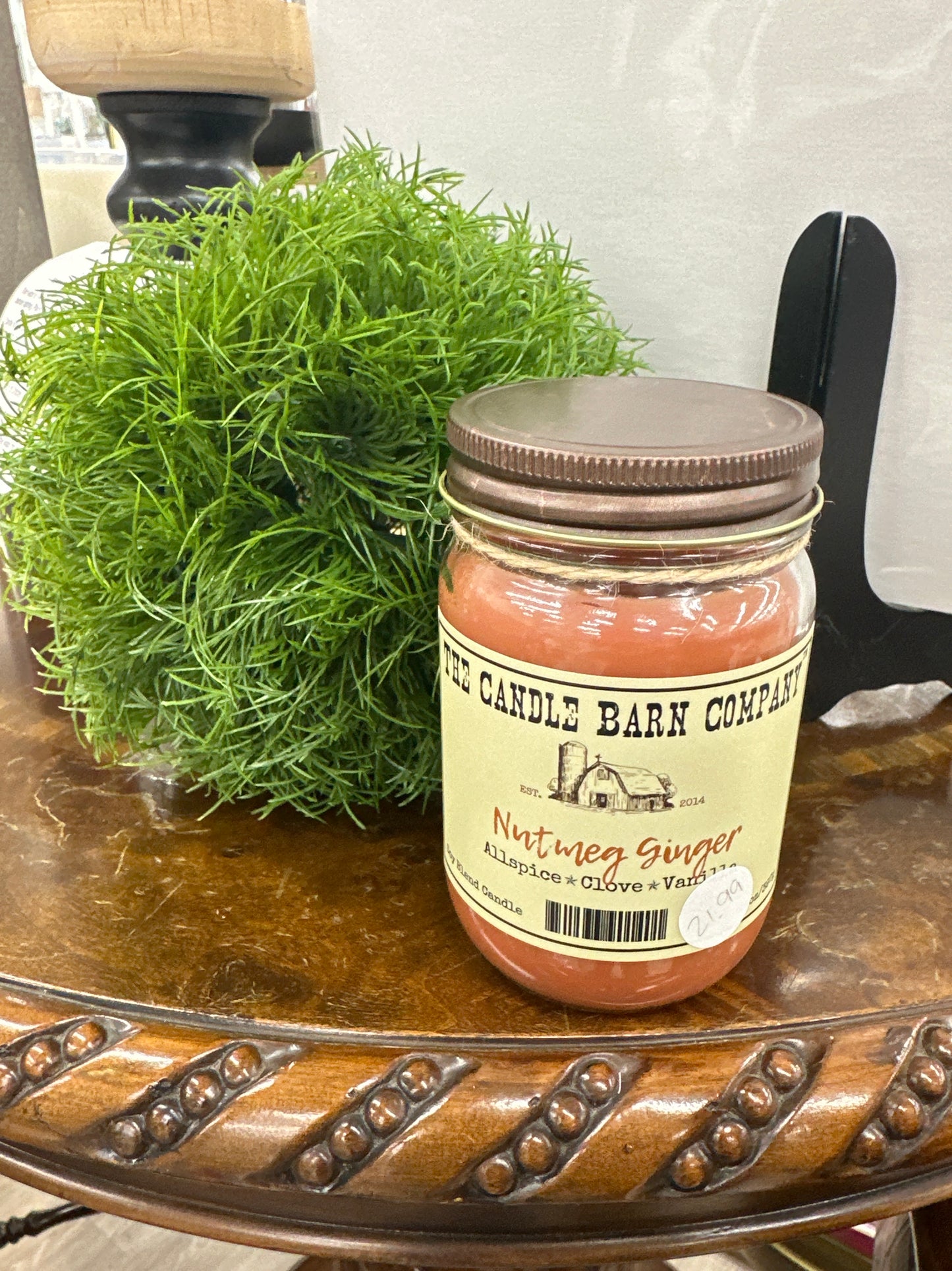 The Candle Barn Pint Jar 14oz Candle - Fall Scents