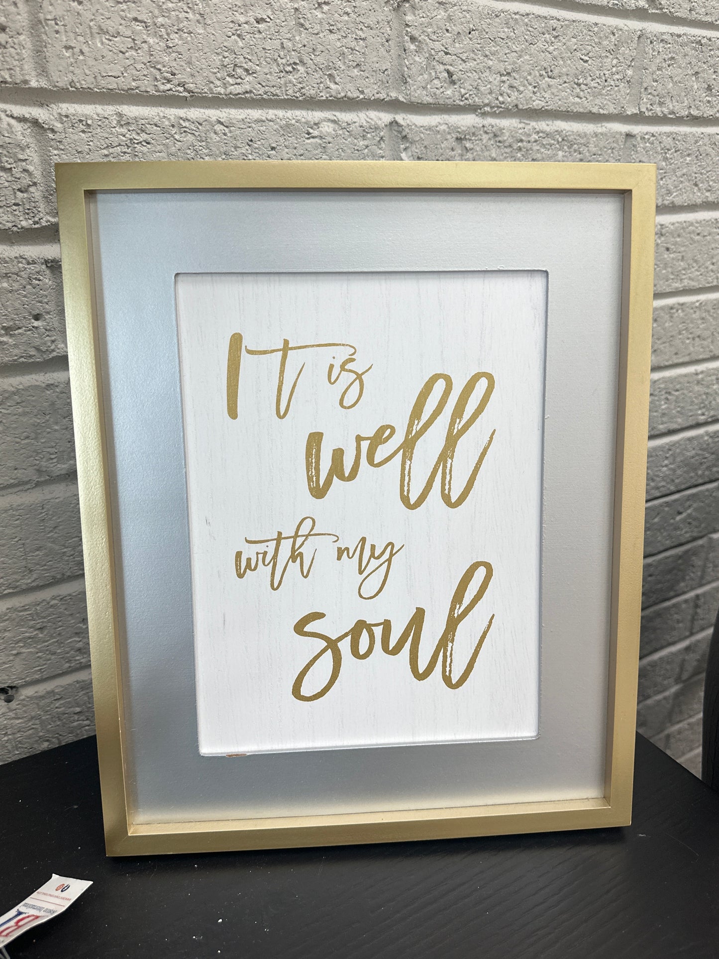Gold & Silver Framed Faith Art