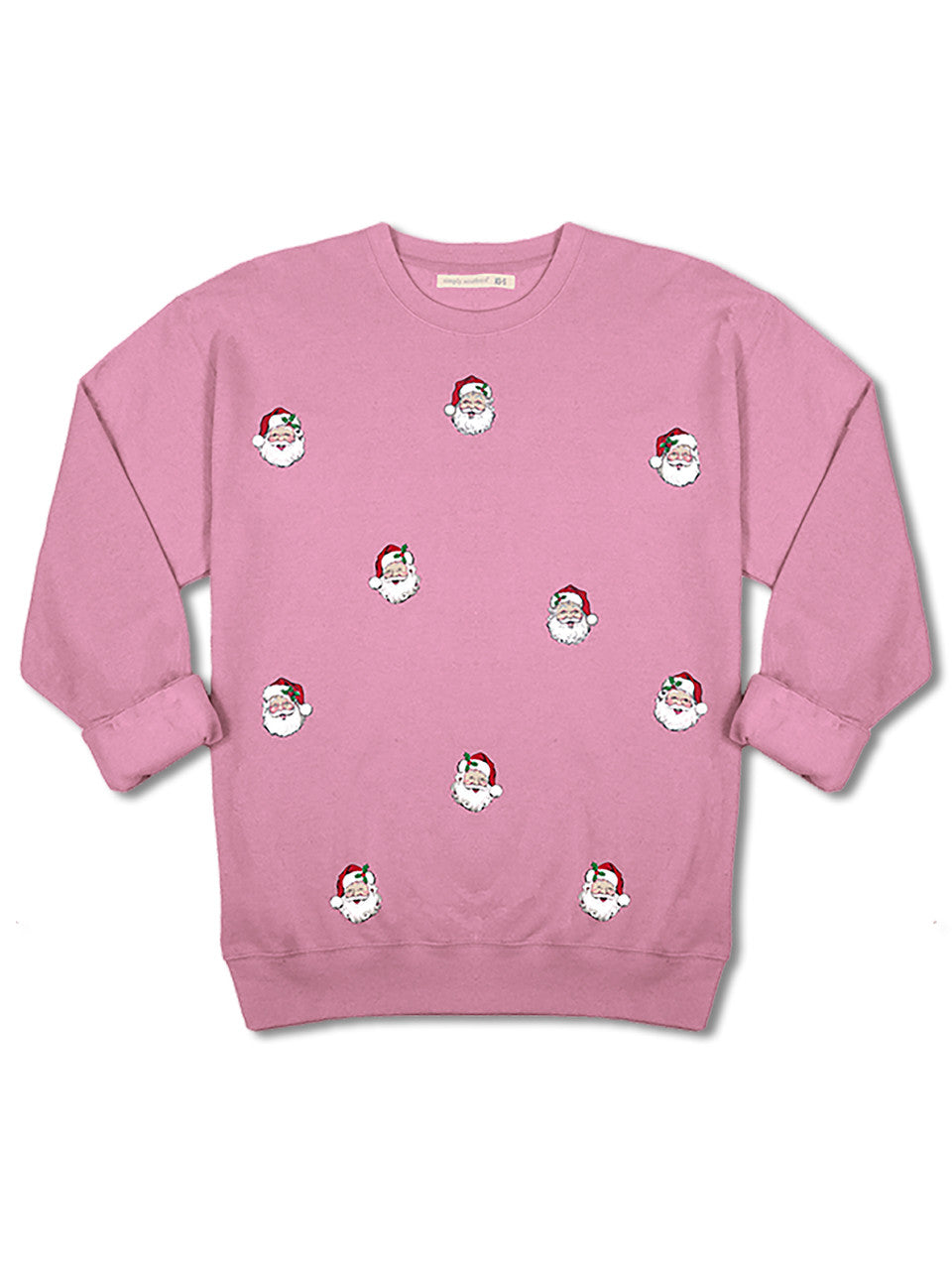 Simply Southern Santa Bubblegum Crewneck