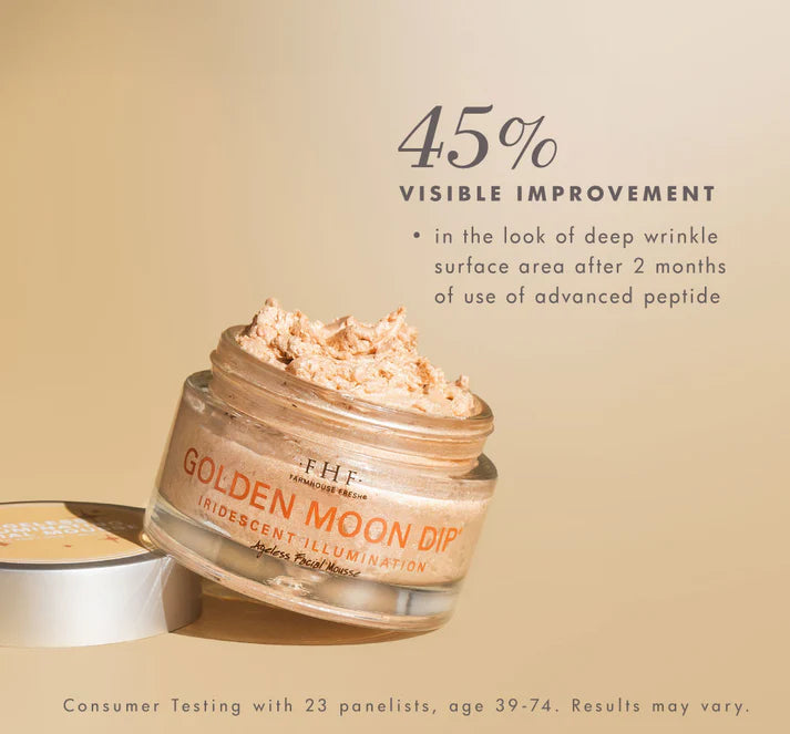 Farmhouse Fresh Golden Moon Dip® Illumination Mousse with Retinol + Wrinkle-Targeting Peptides